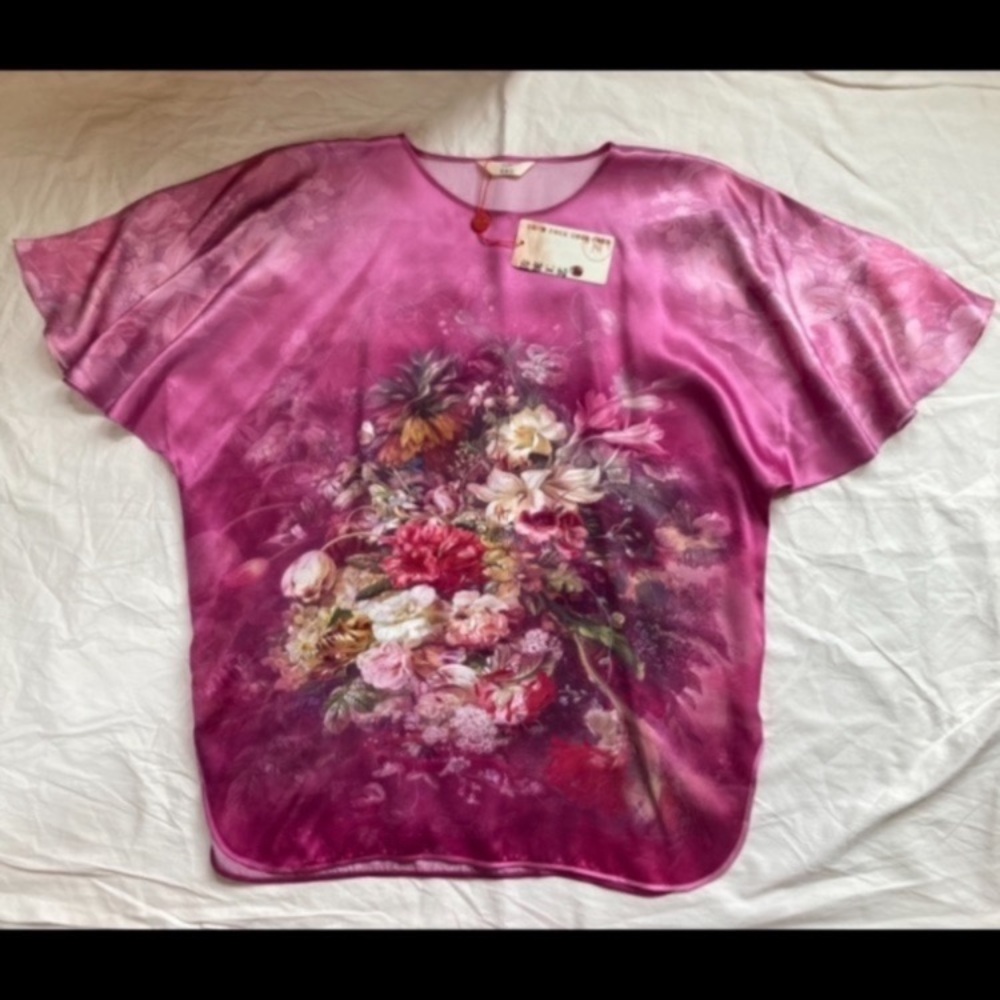 Silk Floral Tunic